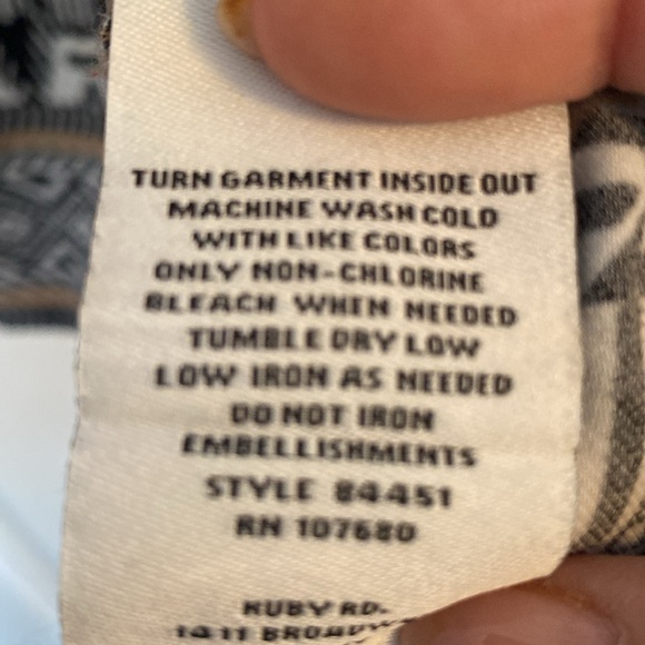 Ruby Rd. Embellished Tunic-XL - Picture 10 of 12